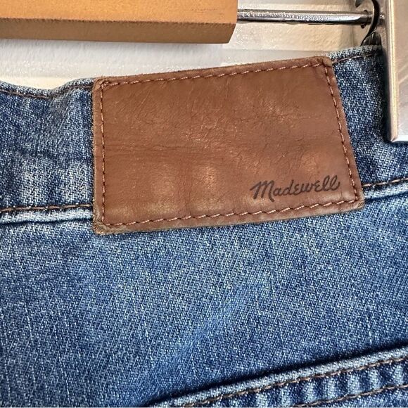 Madewell The Perfect Vintage High Waist Frayed Hem Crop Jeans Style size 27 - Picture 7 of 10
